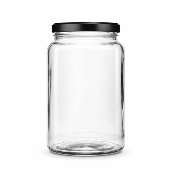 Bocal en verre 3,1L avec couvercle à visser
