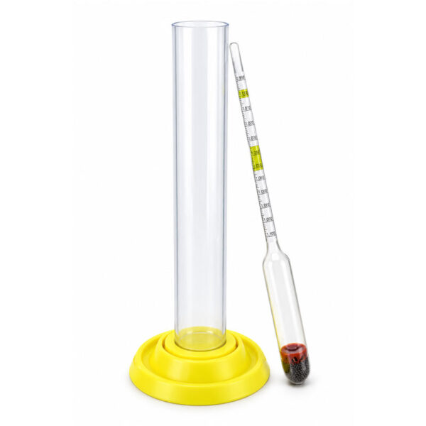 Densimètre + Éprouvette – Kit de mesure pour fermentation