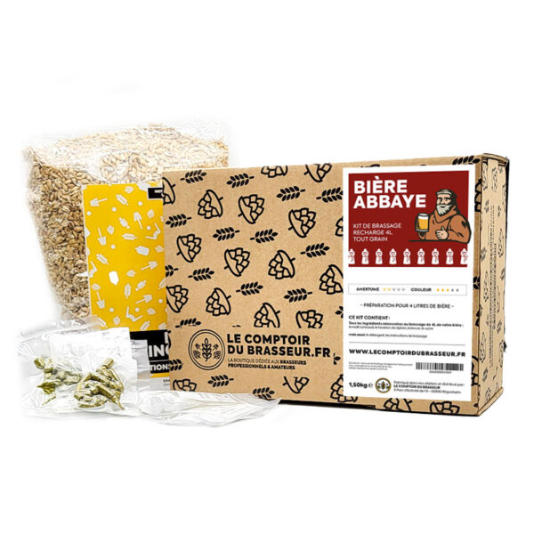 Recharge tout-grain 4L – Bière Abbaye