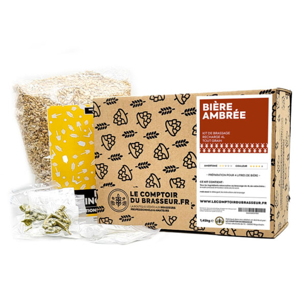 Recharge tout-grain 4L – Bière Ambrée