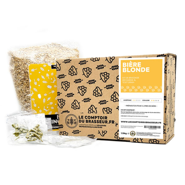 Recharge tout-grain 4L – Bière Blonde