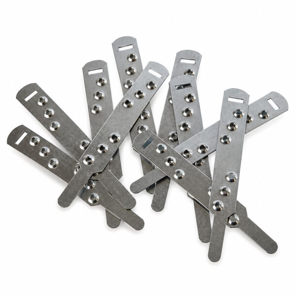 Languettes métalliques pour bouchons mécaniques – Lot de 10