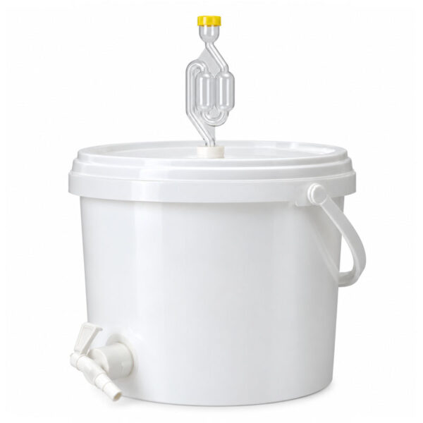 Seau de fermentation 5L – Avec robinet et barboteur